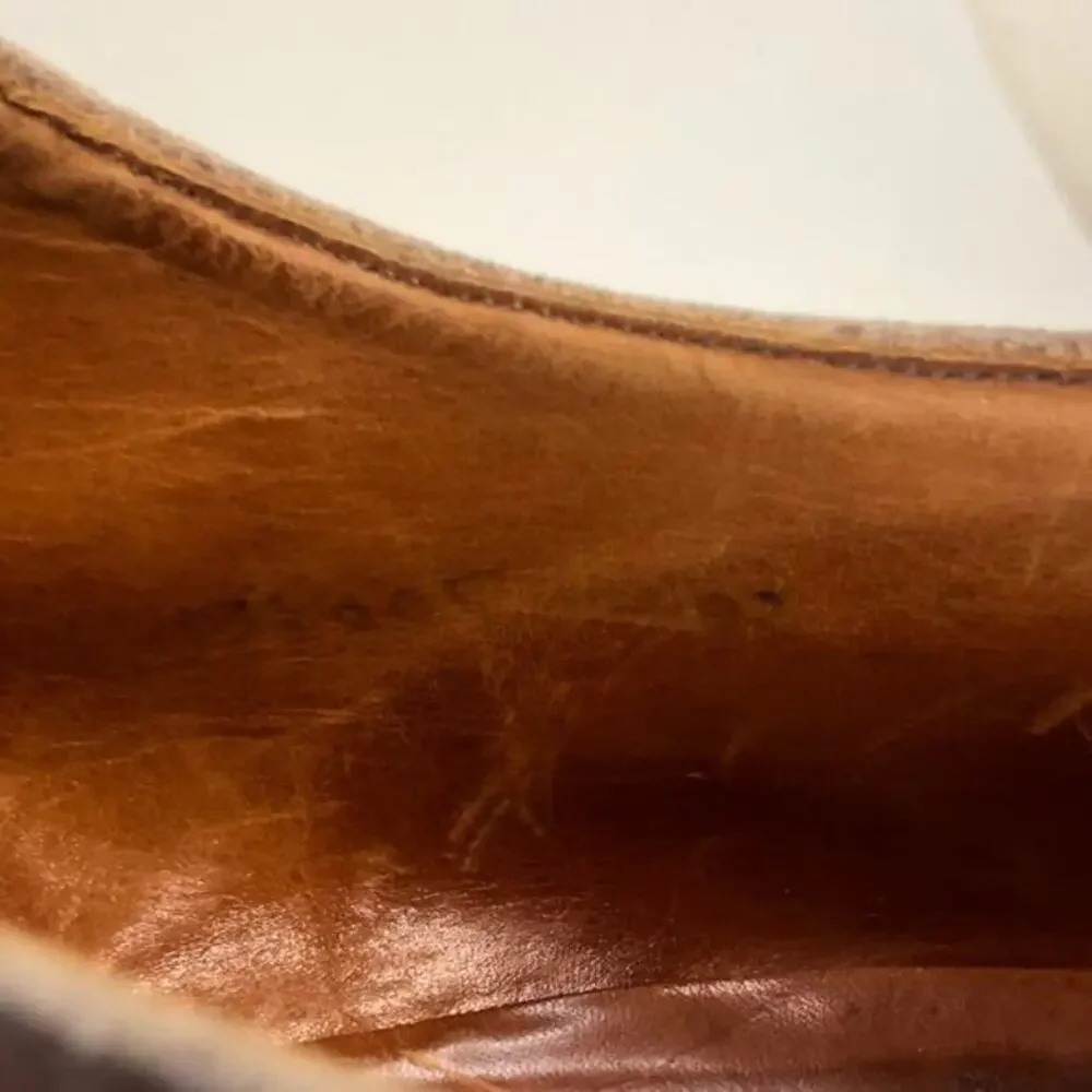 FULLY RESOLED Crockett & Jones x Brooks Bros Suede Derby Cap Toe England 9.5